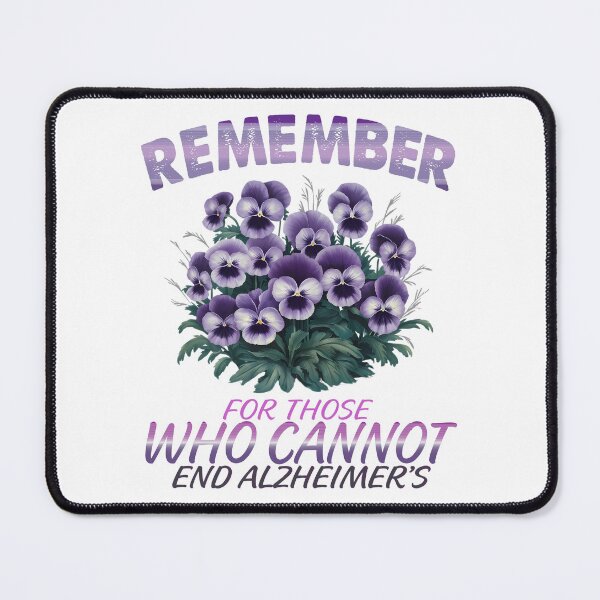 Item preview, Remember For Those Who Cannot End Alzheimer's Purple dementia end Alz designed and sold by Smix Pixels.