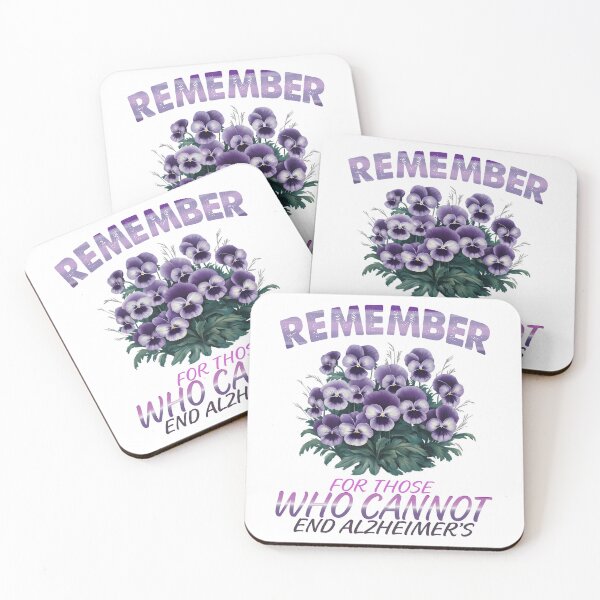 Item preview,  Remember For Those Who Cannot End Alzheimer's Purple dementia end Alz designed and sold by Smix Pixels.