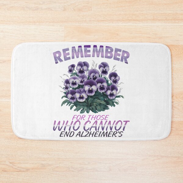 Item preview,  Remember For Those Who Cannot End Alzheimer's Purple dementia end Alz designed and sold by Smix Pixels.
