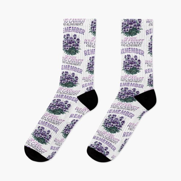 Item preview,  Remember For Those Who Cannot End Alzheimer's Purple dementia end Alz designed and sold by Smix Pixels.