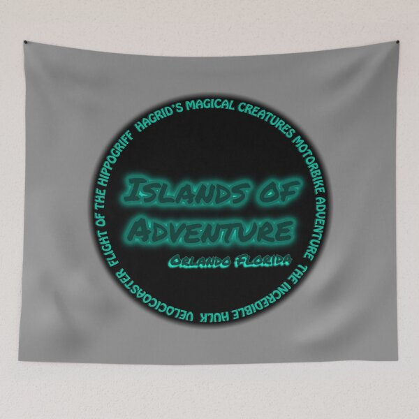 Item preview, Neon Blue Islands of Adventure Park Circle  designed and sold by RollingRC.