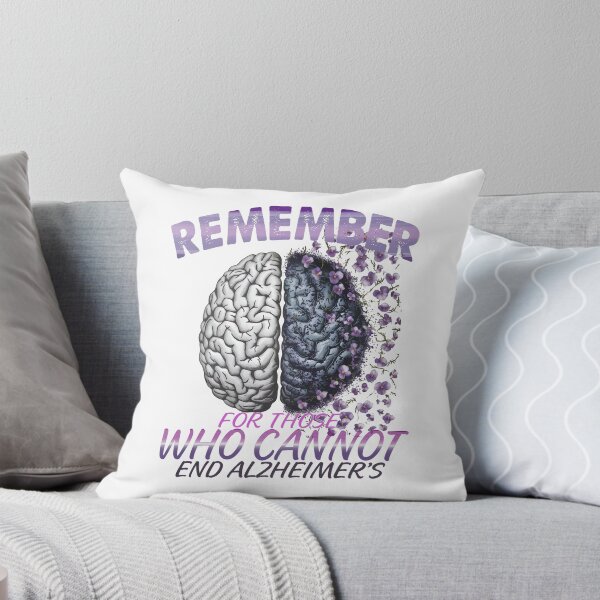 Item preview, Remember For Those Who Cannot End Alzheimer's Purple dementia Brain end Alz designed and sold by Smix Pixels.