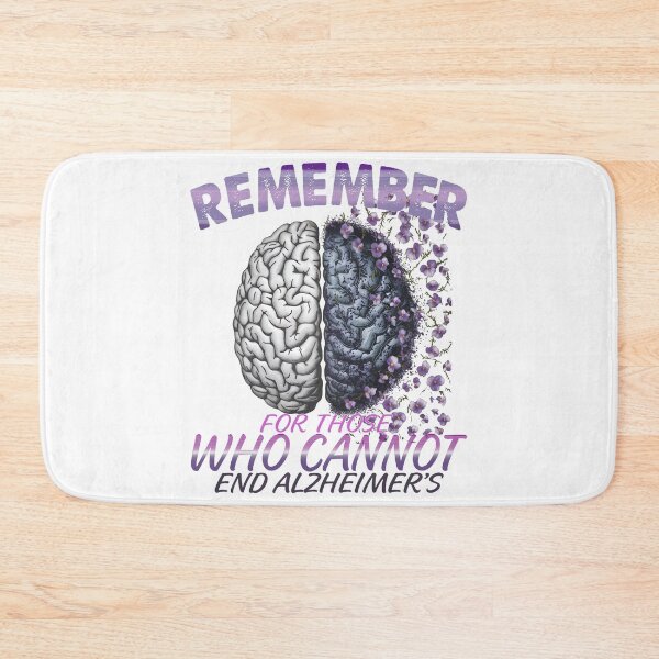 Item preview, Remember For Those Who Cannot End Alzheimer's Purple dementia Brain end Alz designed and sold by Smix Pixels.