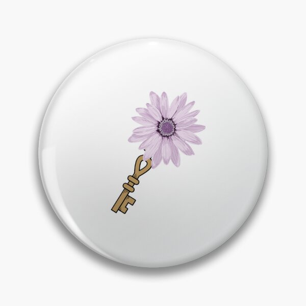 Item preview, Old key with purple flower designed and sold by Beautyqueens Beautys.