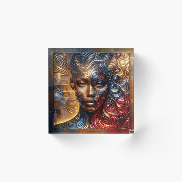 Item preview, Swirling Tapestry of Gold and Dreams designed and sold by Pierre Beaulnes.