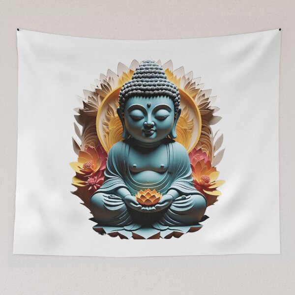 Item preview, Joyful Tiny Buddha Statue designed and sold by Aryabek.