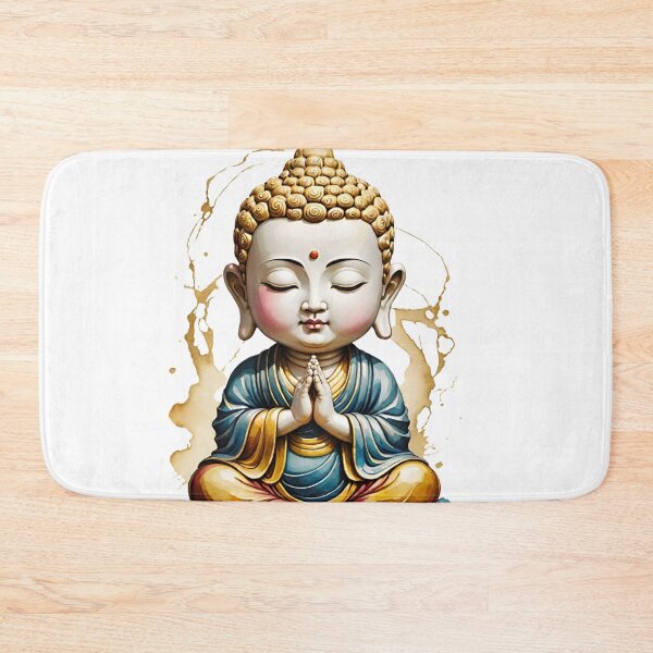 Item preview, Cute Tiny Buddha in Gold designed and sold by Aryabek.