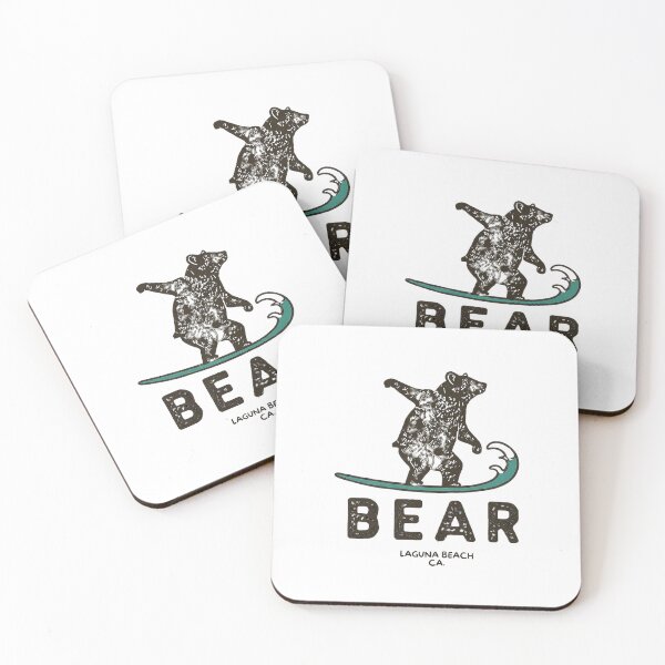 Item preview, Bear Surfing Laguna Beach, California  designed and sold by FitEnvy.