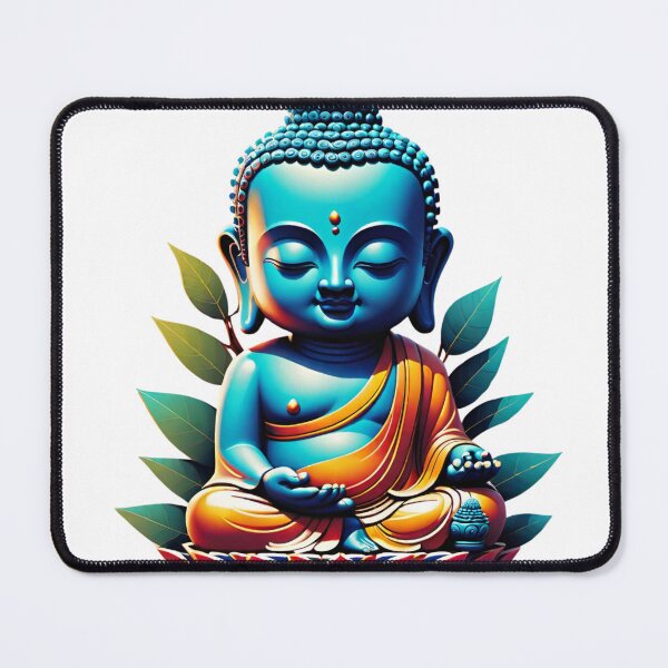 Item preview, Tiny Buddha with a Serene Smile designed and sold by Aryabek.