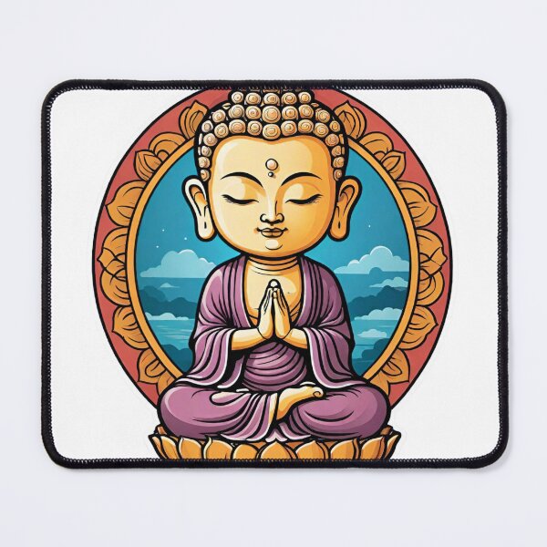 Item preview, Cute and Calm Tiny Buddha designed and sold by Aryabek.