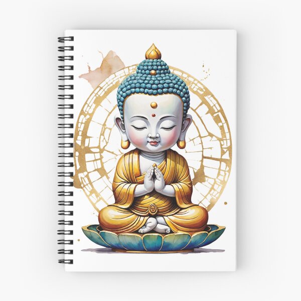 Item preview, Charming Tiny Buddha Illustration designed and sold by Aryabek.