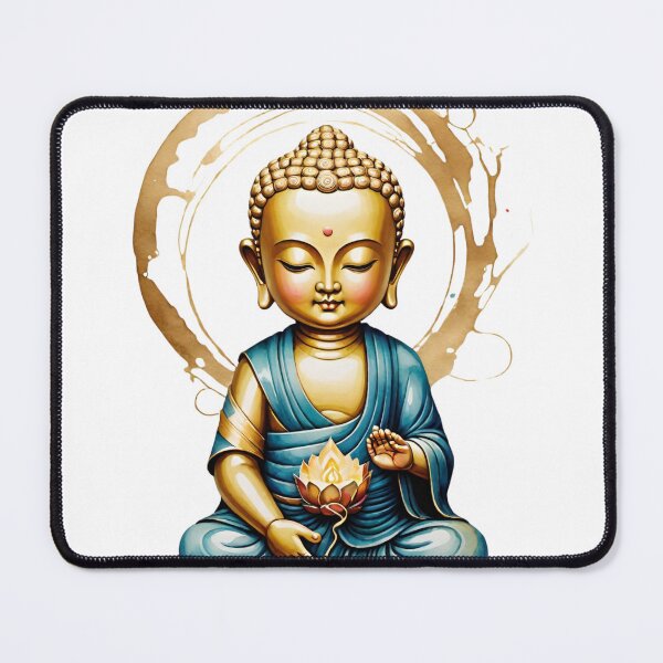 Item preview, Zen Tiny Buddha Vector designed and sold by Aryabek.