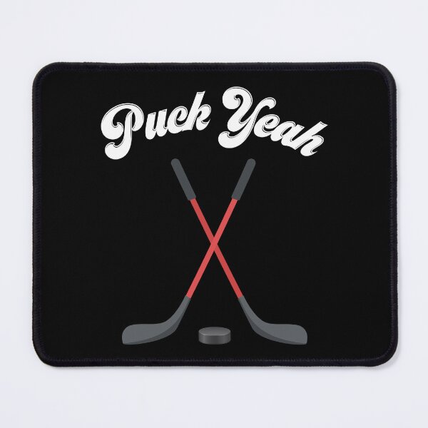 Item preview, Funny Ice Hockey Puck Yeah Humor Pun Apparel Design design designed and sold by farhanhafeez.
