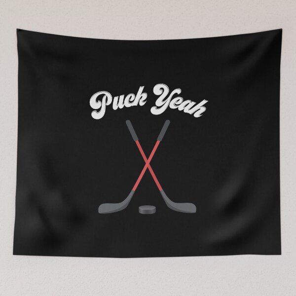 Item preview, Funny Ice Hockey Puck Yeah Humor Pun Apparel Design design designed and sold by farhanhafeez.