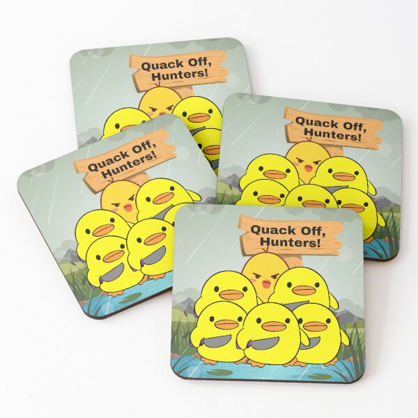 Item preview, Quack Off Hunters: Ducks Against Duck Hunting designed and sold by Artmugic.