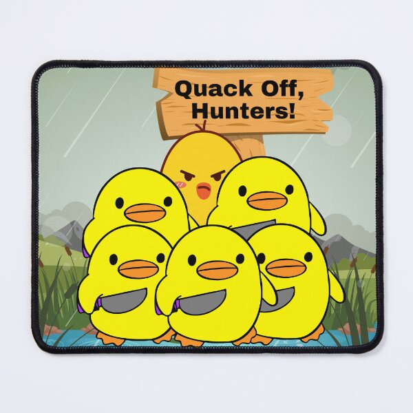Item preview, Quack Off Hunters: Ducks Against Duck Hunting designed and sold by Artmugic.