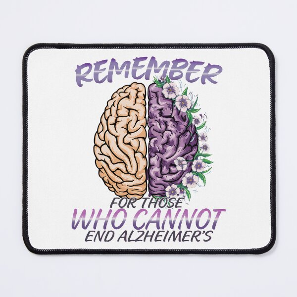 Item preview, Remember For Those Who Cannot End Alzheimer's Purple dementia Brain end Alz designed and sold by Smix Pixels.