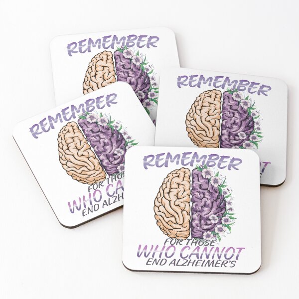 Item preview, Remember For Those Who Cannot End Alzheimer's Purple dementia Brain end Alz designed and sold by Smix Pixels.