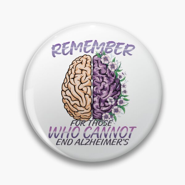 Item preview, Remember For Those Who Cannot End Alzheimer's Purple dementia Brain end Alz designed and sold by Smix Pixels.