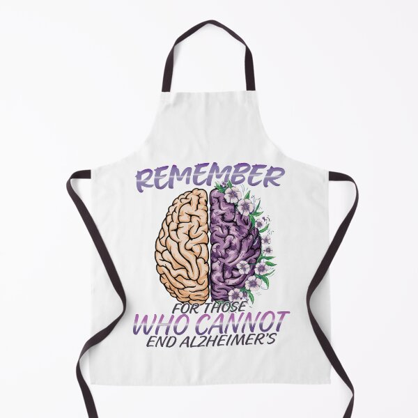 Item preview, Remember For Those Who Cannot End Alzheimer's Purple dementia Brain end Alz designed and sold by Smix Pixels.