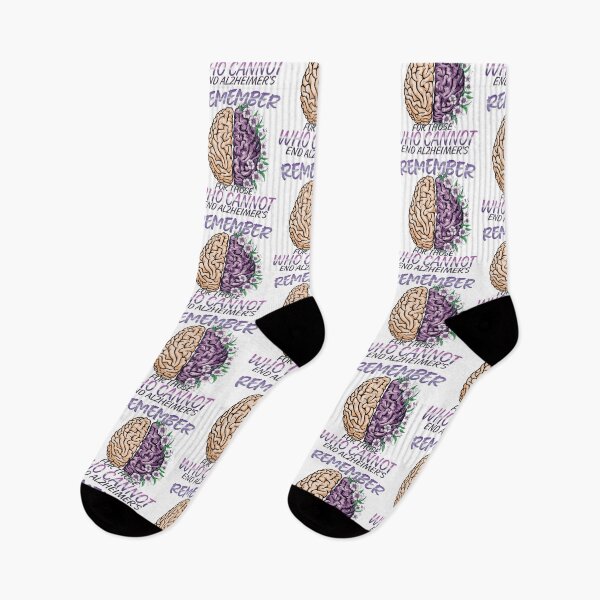 Item preview, Remember For Those Who Cannot End Alzheimer's Purple dementia Brain end Alz designed and sold by Smix Pixels.