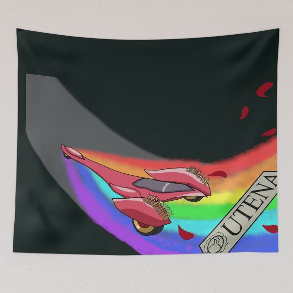 Item preview, Car Utena Atop Rainbow Road Full Color designed and sold by SunflowerEyeArt.
