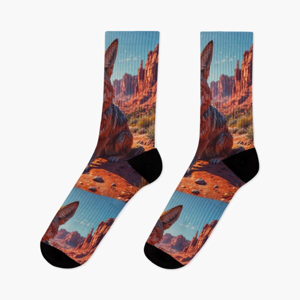 Item preview, Cute Wild Coyote Dog In A Mountain Desert Landscape designed and sold by TheArtOfPat.