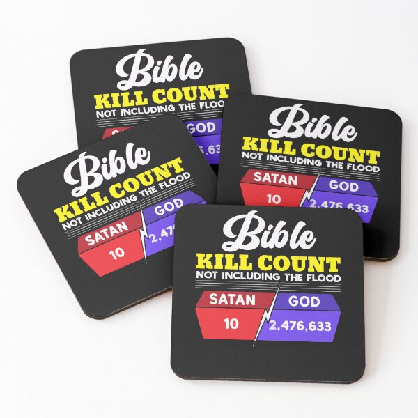 Item preview, Bible Kill Count Not Including The Flood God designed and sold by Dressed For  Duty.