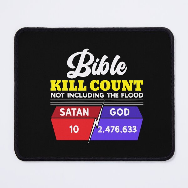 Item preview, Bible Kill Count Not Including The Flood God designed and sold by Dressed For  Duty.