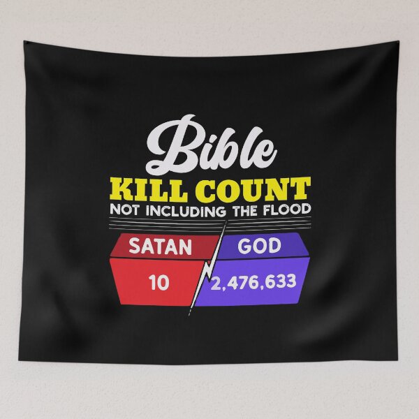 Item preview, Bible Kill Count Not Including The Flood God designed and sold by Dressed For  Duty.