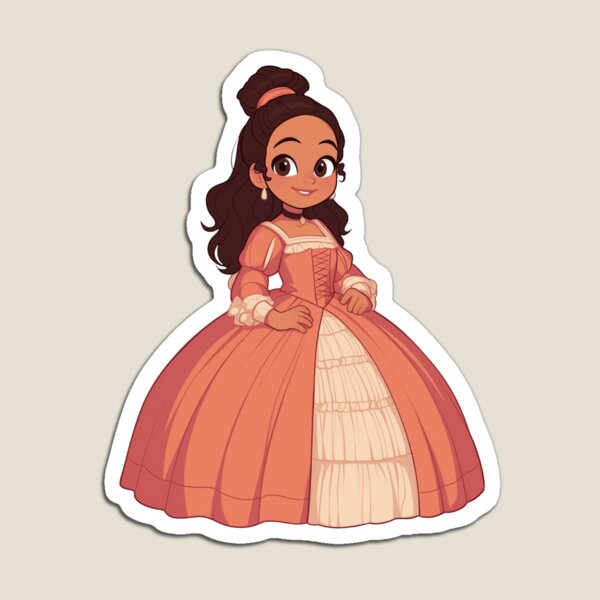 Aperçu de l'œuvre Kate Sharma Vicomtesse Bridgerton Chibi créée et vendue par Chibi-Waifu-Art.