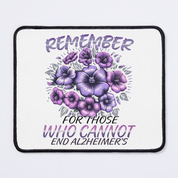 Item preview, Remember For Those Who Cannot End Alzheimer's Purple dementia end Alz designed and sold by Smix Pixels.