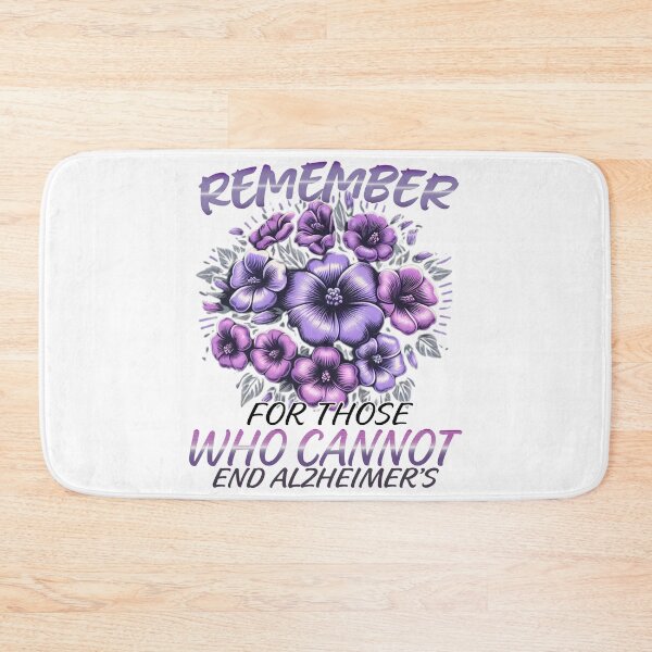 Item preview, Remember For Those Who Cannot End Alzheimer's Purple dementia end Alz designed and sold by Smix Pixels.