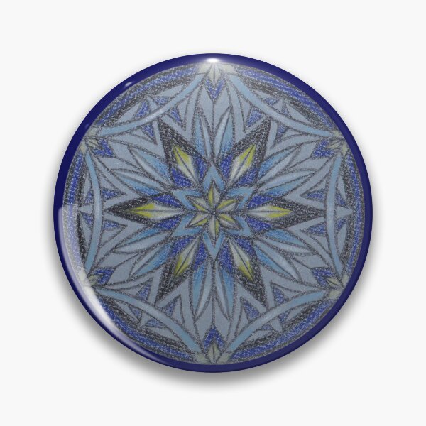 Item preview, Flower of Life Mandalas: 276 - Indigo Midnight Starburst designed and sold by SonoSonoStudio.