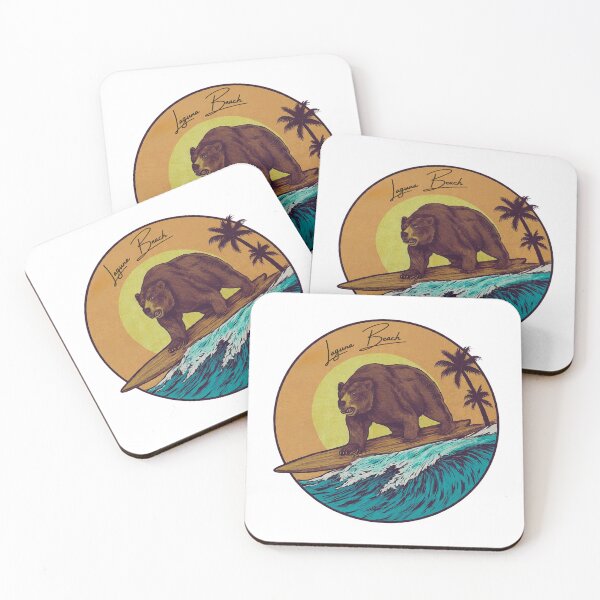 Item preview, Laguna Beach Bear in Sunset, California  designed and sold by FitEnvy.