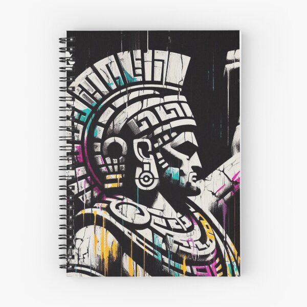 Item preview, Cyberpunk Aztec God with Graffiti designed and sold by benja-08.