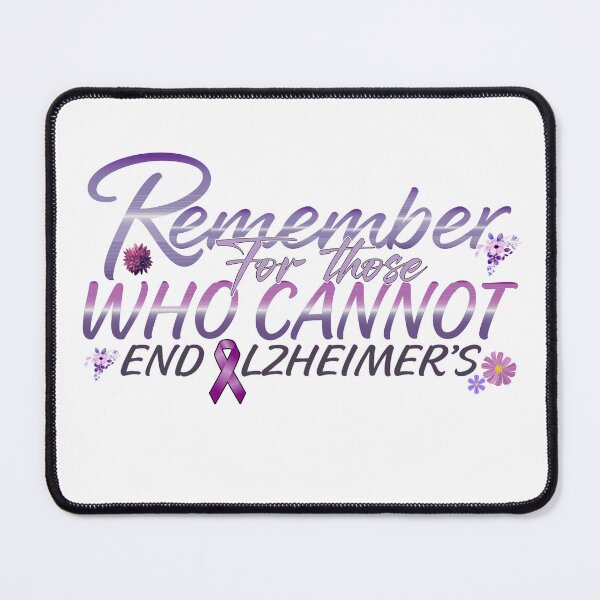 Item preview, Remember For Those Who Cannot End Alzheimer's Purple dementia end Alz designed and sold by Smix Pixels.