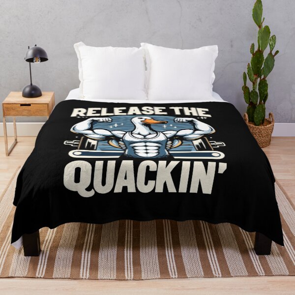 Item preview, Release The Quackin Duck Gym Weightlifting Bodybuilder designed and sold by Dressed For Duty.