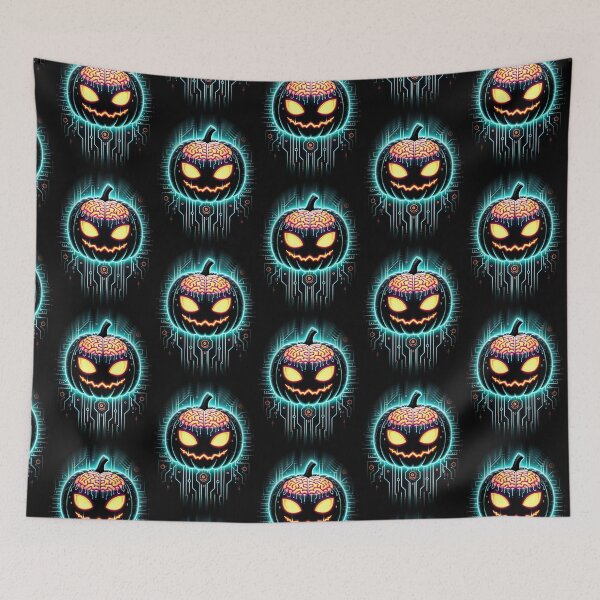 Item preview, Brain pumpkin droid designed and sold by SpinningMonkey1.