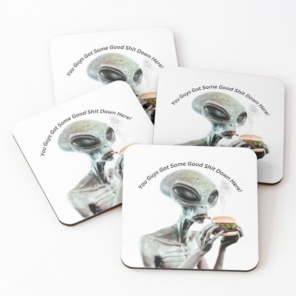 Item preview, Alien smoking weed  designed and sold by Lewis-mart.