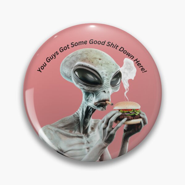 Item preview, Alien smoking weed  designed and sold by Lewis-mart.
