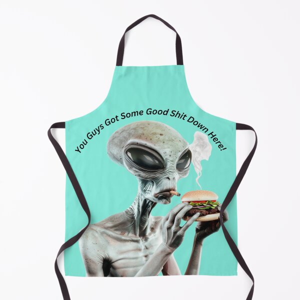 Item preview, Alien smoking weed designed and sold by Lewis-mart.