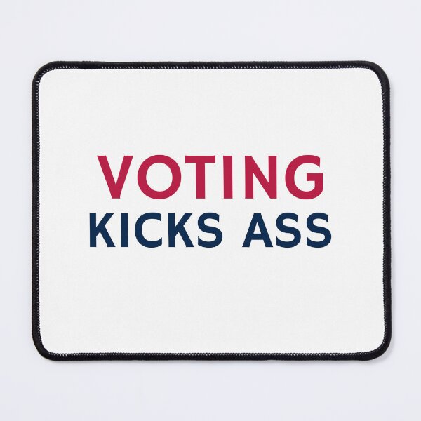 Item preview, Voting Kicks Ass Election Enthusiast Civic Engagement designed and sold by The Junto Shop.