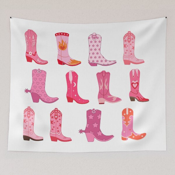 Item preview, Pink Cowboy Boots designed and sold by FitEnvy.