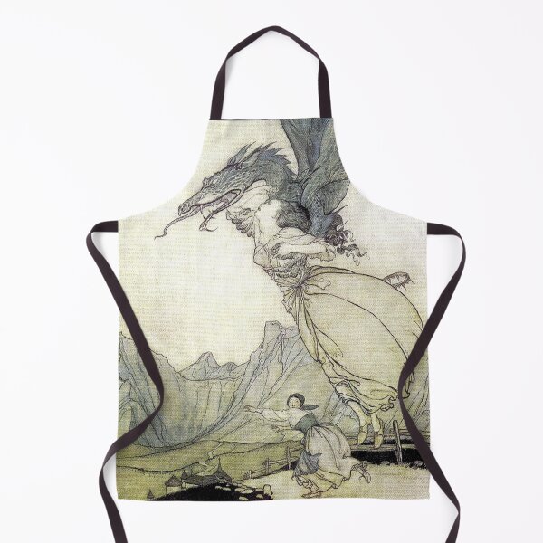 Aperçu de l'œuvre Le pommier d'or et les neuf paons - Arthur Rackham créée et vendue par forgottenbeauty.
