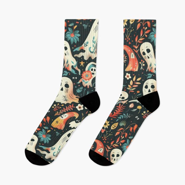 Item preview, The Garden of Ghosts - Halloween Pattern designed and sold by SpacedLobster.
