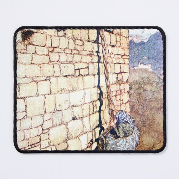 Item preview, Rapunzel - Grimm Brothers - Arthur Rackham  designed and sold by forgottenbeauty.