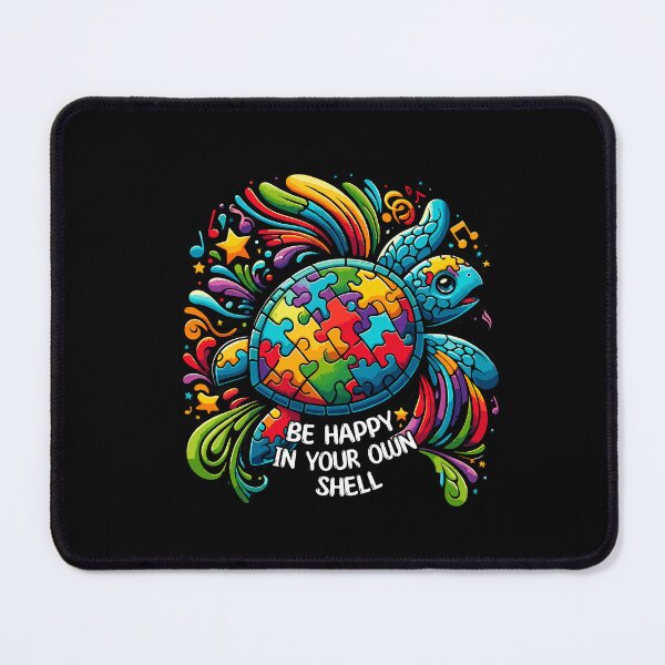 Item preview, Puzzle Turtle Be Happy In Your Own Shell Autism Awareness designed and sold by Dressed For  Duty.