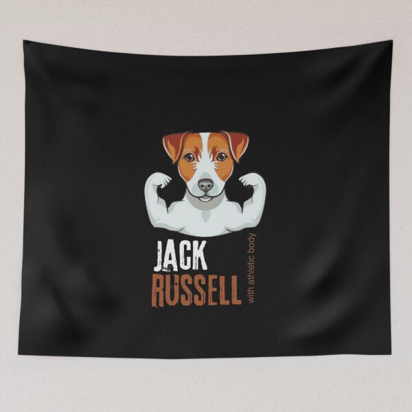 Item preview, jack russell with athletic body  designed and sold by mariana adel.