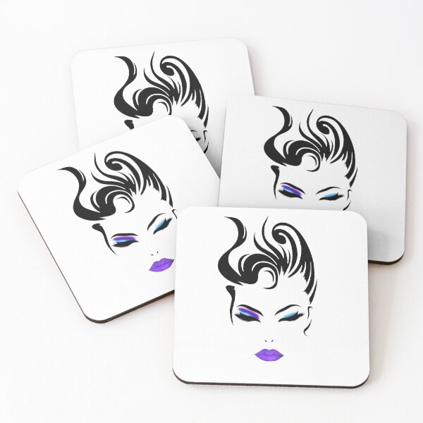 Item preview, Hair Raising - simplistic face designed and sold by Christina Brunton Art.
